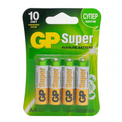 GP LR6 Super Alkaline 15A-2CR4 BL4