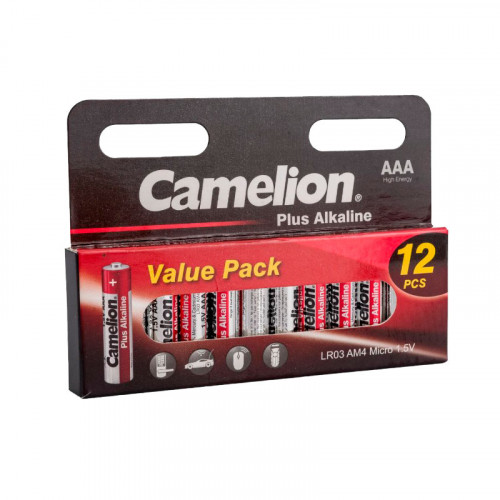 Camelion LR03 Plus Alkaline LR03-HP12 BL12