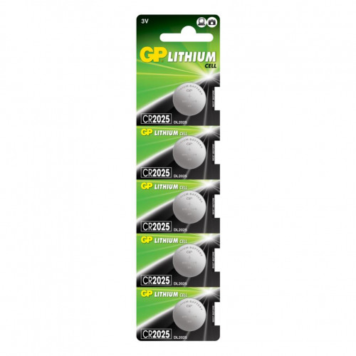 GP CR2025 Lithium CR2025-7CR5 BL5