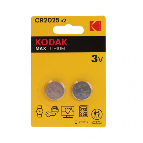 Kodak CR2025 MAX LITHIUM BL2