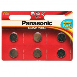 Panasonic CR2032 Lithium Power CR-2032EL/6BW BL6