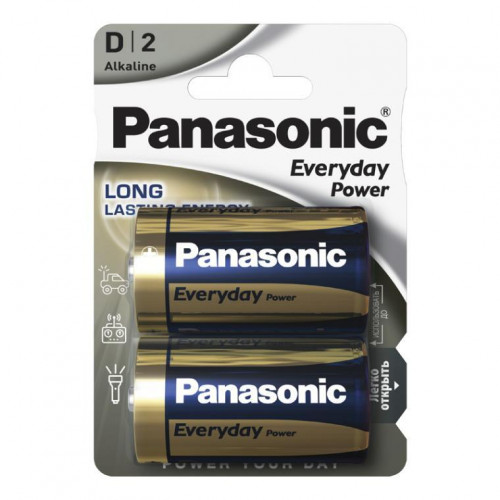 Panasonic LR20 Everyday Power LR20EPS/2BP BL2
