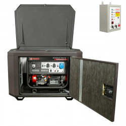 Генератор A-iPower A9000EAX в тихом зимнем кожухе 1200 RAL 8019 + блок автозапуска A-iPower 230 В 50 А