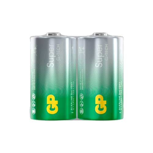 GP LR20 Super Alkaline G-TECH 13AA21RA-2CRS2 SR2