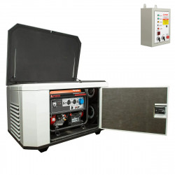 Генератор A-iPower A6000EAX в супертихом зимнем кожухе 1400SS RAL 7035 + блок автозапуска A-iPower 230 В 50 А