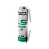 Saft LS14500 AA 3.6v CNR с ленточными выводами