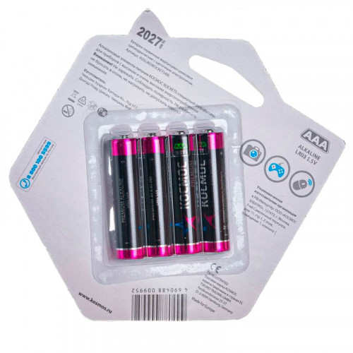Космос LR03 Rockets Premium Alkaline KOSLR03ROCKETS4BL BL4