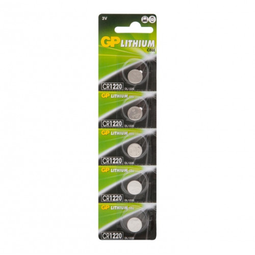 GP CR1220 Lithium CR1220RA-7C5 BL5