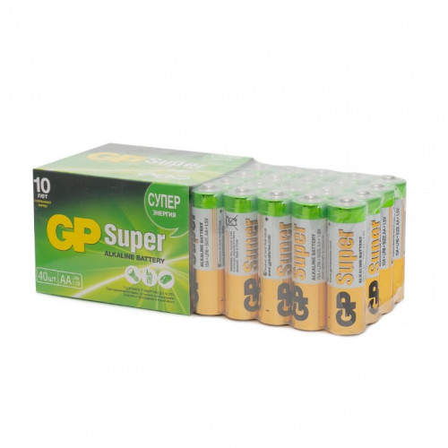 GP LR6 Super Alkaline 15A-2CRVS40 SR40