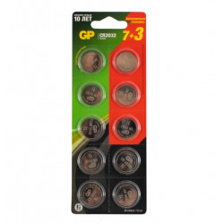 GP CR2032 Lithium CR2032-7/3-2CR10 BL10