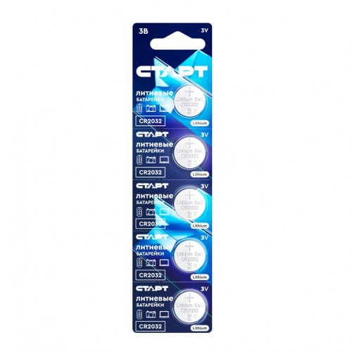СТАРТ CR2032 Lithium Blue BL5