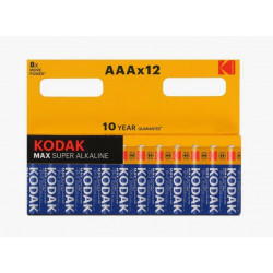 Kodak LR03 MAX SUPER ALKALINE K3A-12 BL12