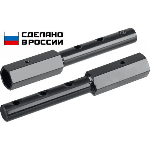 ЗУБР УД-3, НЕХ 32 - круг 30 мм, 2 шт., удлинитель (707107-3)
