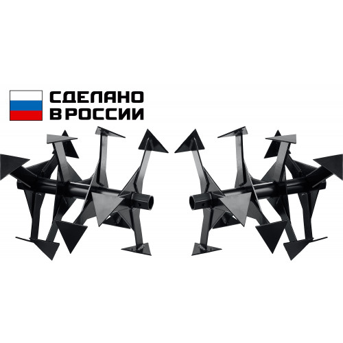ЗУБР Ф-2, НЕХ 32, фрезы гусиные лапки для мотоблоков (707108-2)