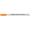 STAYER T101BR, 2 шт, 75 мм / 2.5 мм, T-хвост., HCS сталь, обратный рез по ламинату/фанере, полотна для лобзика, Professional (15991-2.5)