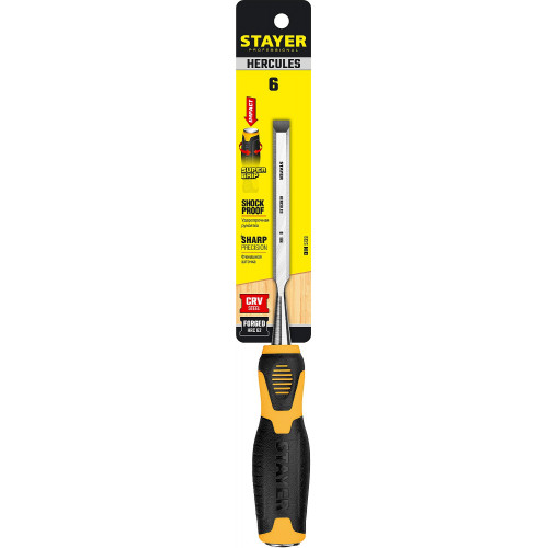 STAYER Hercules, 6 мм, стамеска-долото, Professional (18205-06)