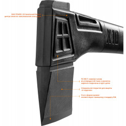 KRAFTOOL X7, 640/715 г, в чехле, 360 мм, универсальный топор (20660-07)