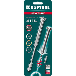 KRAFTOOL Jewelry, d 0.1 - 1.5 мм, ручная дрель (29024)