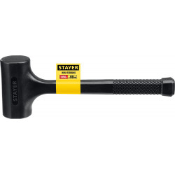STAYER 40 мм, 1350 г, цельнолитой безынерционный слесарный молоток, Professional (2042-1350)