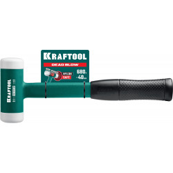 KRAFTOOL Dead Blow, 30 мм, 450 г, безынерционный молоток (2078-40)