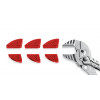 KRAFTOOL Vise-Wrench сменные защитные накладки на губки, для клещей 180 мм, набор из 3-х пар (22066-S3)