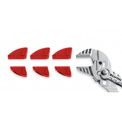 KRAFTOOL Vise-Wrench сменные защитные накладки на губки, для клещей 300 мм, набор из 3-х пар (22069-S3)