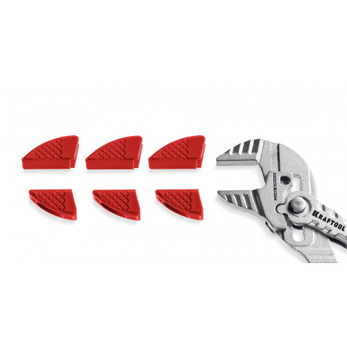 KRAFTOOL Vise-Wrench сменные защитные накладки на губки, для клещей 300 мм, набор из 3-х пар (22069-S3)