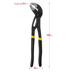 STAYER Omega, 300 мм, переставные клещи, Professional (2240)