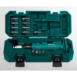 KRAFTOOL ID-15, 15 предм., ударно-поворотная отвертка (25550-Н10)