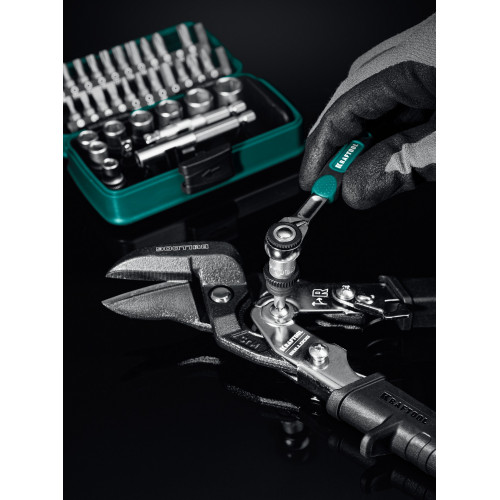 KRAFTOOL X-Drive 35, универсальный набор инструмента 1/4″ 35 предм. (27974)