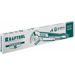 KRAFTOOL PANZER-S, №4, 3″, 670 мм, трубный ключ с изогнутыми губками (2733-30)