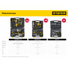STAYER UNIVERSAL 150, 150 предм., (1/2″+ 1/4″), универсальный набор инструмента, Professional (27710-H150)