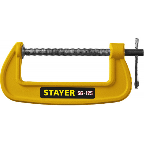 STAYER SG-125, 125 мм, чугунная струбцина G (3215-125)