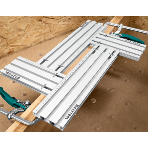 KRAFTOOL KRAFTFLEX MFS-200-400 мм, 4шт, Шаблон фрезерный в комплекте с 2 упорами (32807)