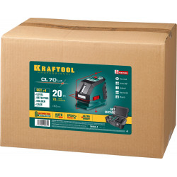 KRAFTOOL CL-70 #4, лазерный нивелир (34660-4)