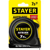 STAYER AutoLock, 7.5 м х 25 мм, рулетка с автостопом (2-34126-07-25)