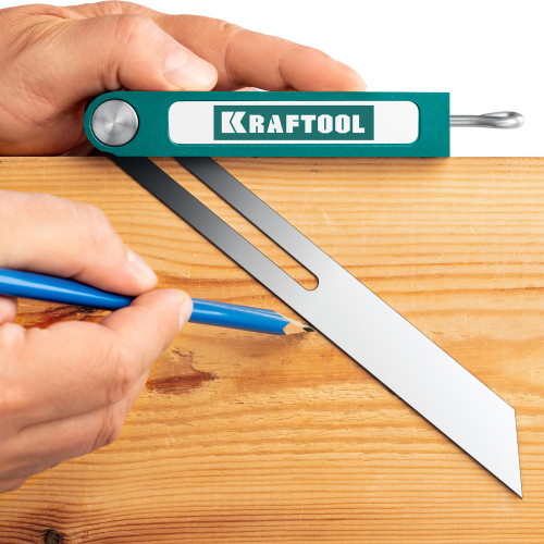 KRAFTOOL Super-BEVEL, 200 мм, профессиональная малка-угломер (34372)
