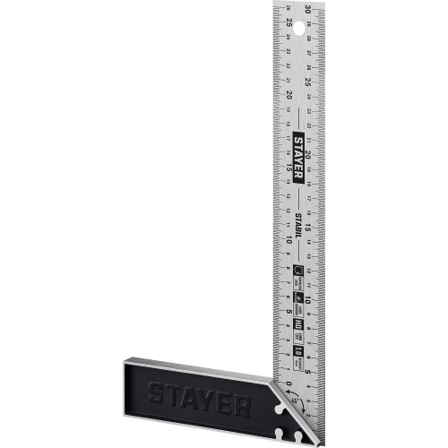 STAYER 300 мм, столярный угольник, Professional (3431-30)