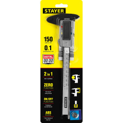 STAYER 150 мм, электронный штангенциркуль (34411-150)