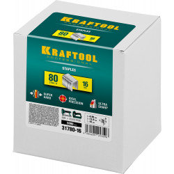 KRAFTOOL тип 21GA (80/Pr A/Senco AT) 16 мм, 5000 шт, скобы для степлера (31780-16)