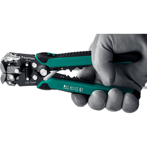KRAFTOOL TK-8, 0.05 - 8 мм2, автоматический стриппер (22637)