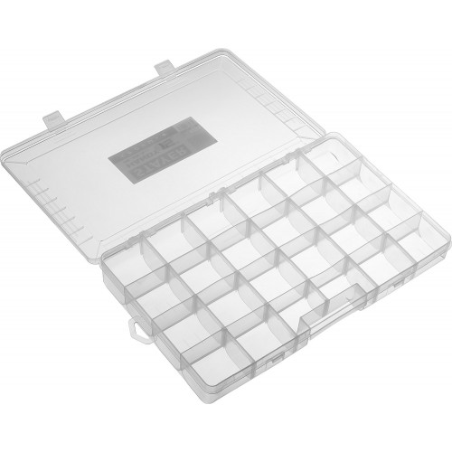 STAYER HANDY-15, 380 x 230 x 50 мм, (15″), пластиковый органайзер с 18 ячейками (38051-15)