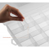 STAYER HANDY-15, 380 x 230 x 50 мм, (15″), пластиковый органайзер с 18 ячейками (38051-15)
