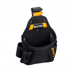 KRAFTOOL KP-5 с быстросъёмным креплением FastClip, 5 карманов и петель, 150 х 190 мм, поясная сумка (38778)
