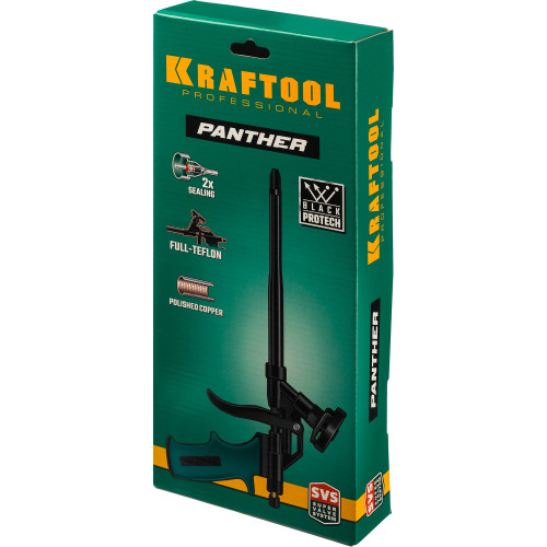 KRAFTOOL Panther, тефлоновый пистолет для монтажной пены (06855)
