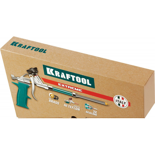 KRAFTOOL EXTREME, полностью разборный обслуживаемый пистолет для монтажной пены (06800)