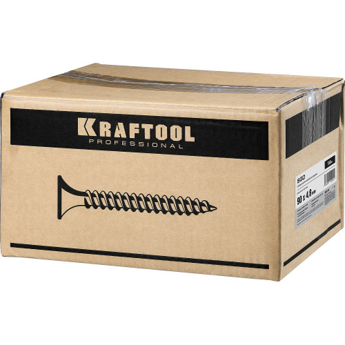 KRAFTOOL СГД, 90 х 4.8 мм, фосфатированное покрытие, 700 шт, саморез гипсокартон-дерево (3005-90)