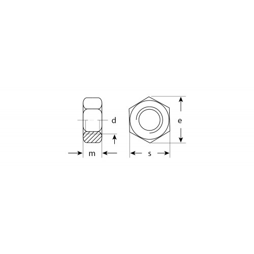 ЗУБР ГОСТ ISO 4032-2014, кл. пр. 6, M20, цинк, 5 кг, шестигранная гайка (303550-20)