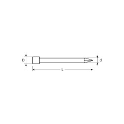 ЗУБР 25 x 1.6 мм, цинк, 5 кг, финишные гвозди (305310-16-025)