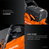 KRAFTOOL 3700 Вт, 400 мм, без диска, бензорез по металлу (рельсорез) (K760-16)